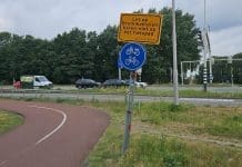 Brommobiel op fietspad mag niet