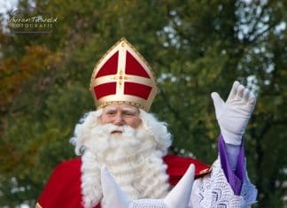 Sinterklaas komt zaterdag 14 november