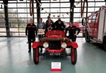 T Ford bij brandweer 100 jaar