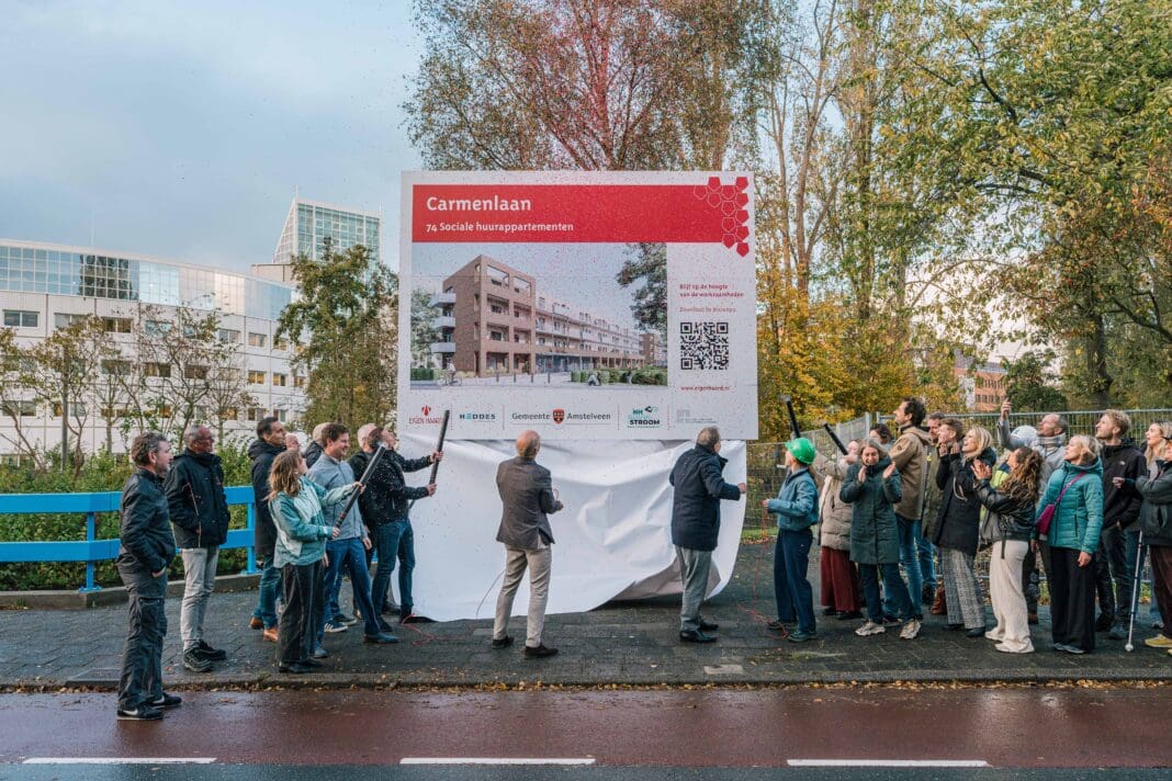 EigenHaard_Carmenlaan_Bouwbord onthulling