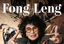 Fong-Leng signeert in Museum JAN