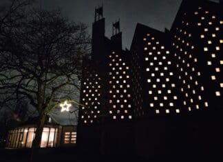 Lichtjestocht met kerst