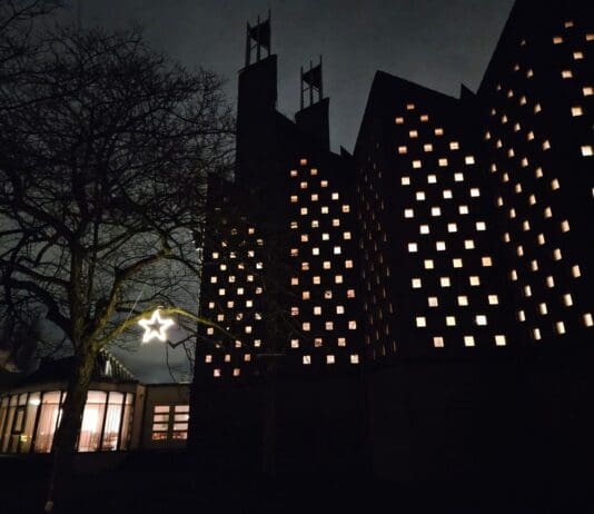 Lichtjestocht met kerst