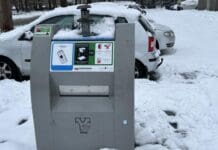 Afval vertraagd door gladheid