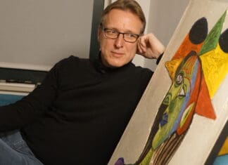 Arthur Brand in bibliotheek