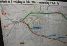 A9 weer weekend dicht