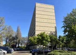 Muurschildering op Camera Obscuralaan