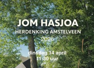 Herdenking bij Joods monument