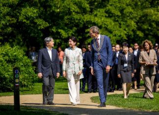 Japanse keizer bezocht Bloesempark