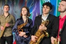 Neyma Saxophone Quartet in Openluchttheater